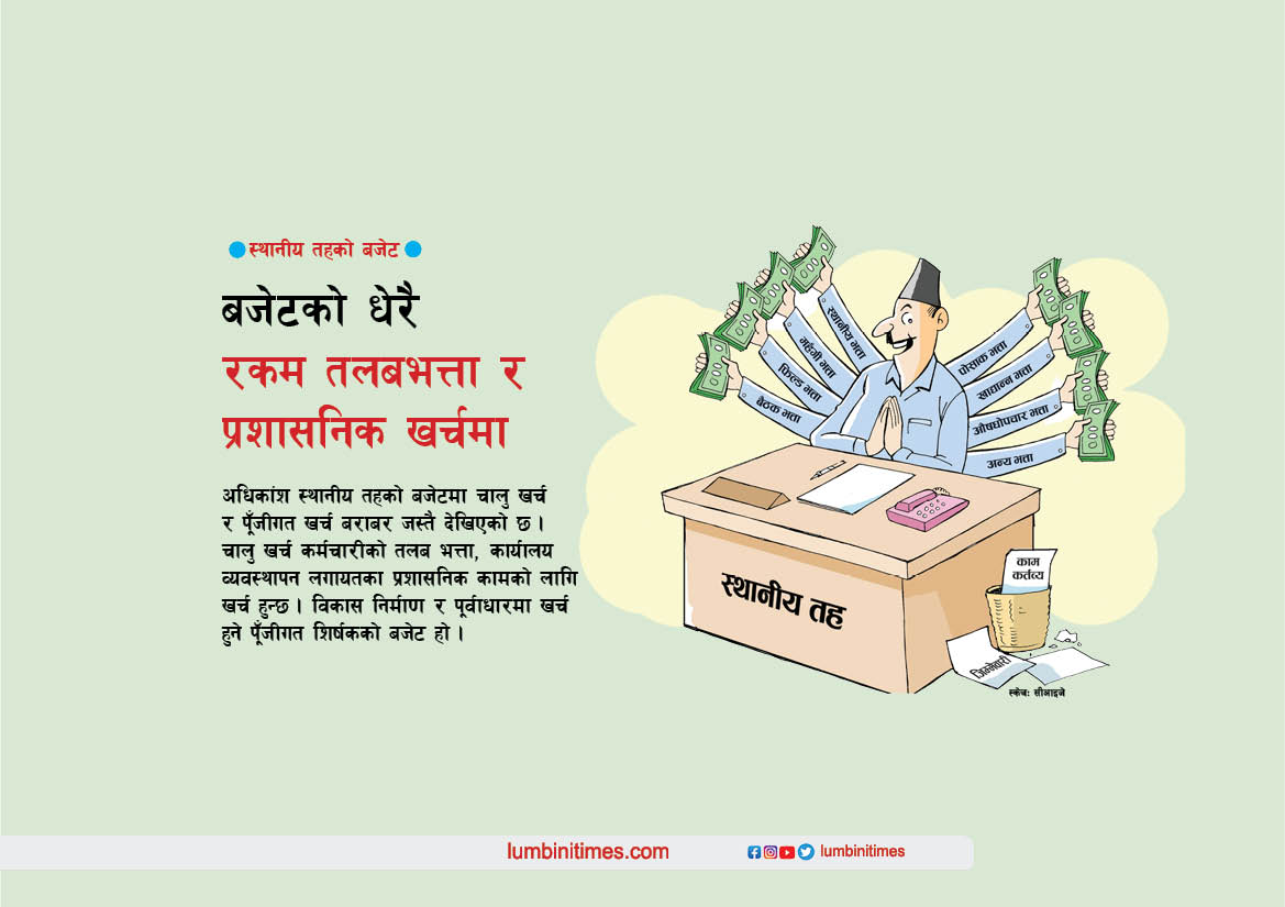 स्थानीय तहको भत्ता मात्रै रु दुई करोड ९० लाख